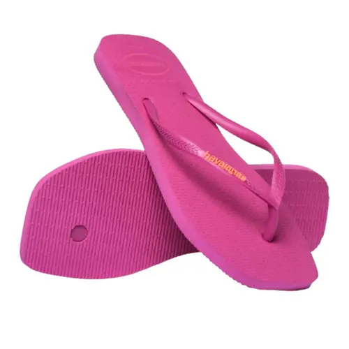 Chinelo Havaianas Slim Square logo Popup Quadadrada