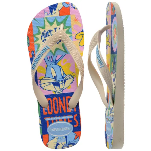 Chinelo Havaianas Top Warner Classics Cartoon Looney tunes