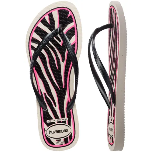 Chinelo Havaianas Slim Animals Feminino De Oncinha