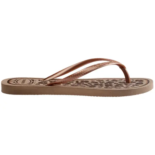 Chinelo Havaianas Slim Animals Feminino De Oncinha
