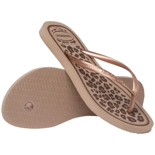 Chinelo Havaianas Slim Animals Feminino De Oncinha