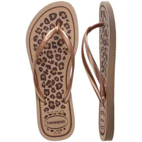 Chinelo Havaianas Slim Animals Feminino De Oncinha