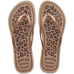 Chinelo Havaianas Slim Animals Feminino De Oncinha