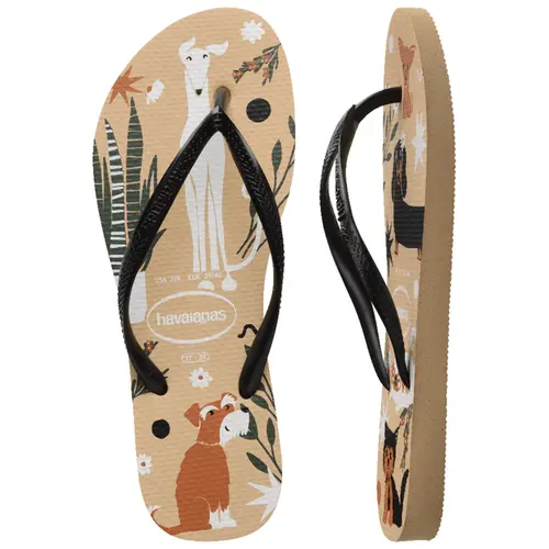 Chinelo Feminino Havaianas Slim Pets Cachorrinhos e Gatinhos