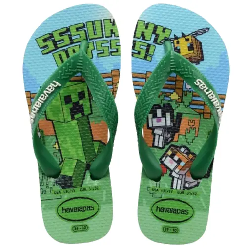 Chinelo Havaianas Kids Minecraft
