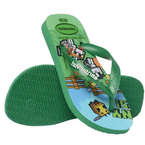 Chinelo Havaianas Kids Minecraft