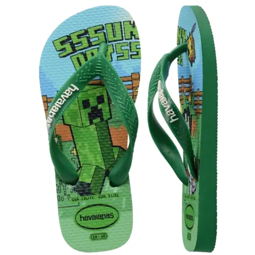 Chinelo Havaianas Kids Minecraft