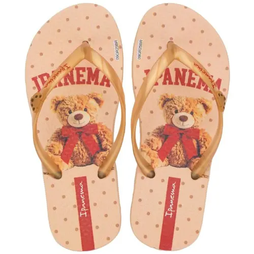 Chinelo Ipanema Hype Infantil Urso de Pelucia