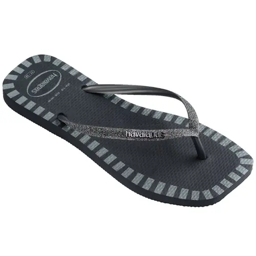 Chinelo Havaianas Slim Square Glitter Contour