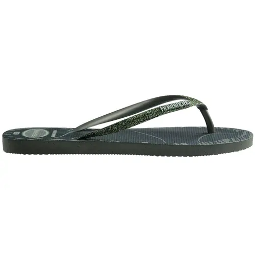 Chinelo Feminino Havaianas Slim Glitter Edge Original e Confortavel