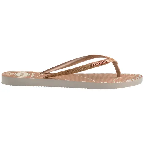 Chinelo Feminino Havaianas Slim Glitter Edge Original e Confortavel
