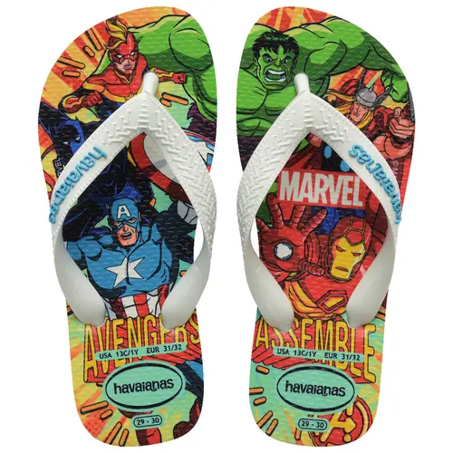 Chinelo Havaianas Kids Top Marvel II
