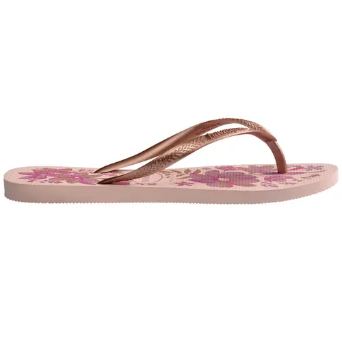 Chinelo Havaianas Slim Organic Floral Feminino