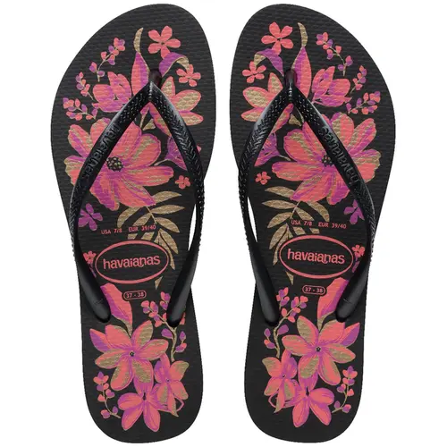 Chinelo Havaianas Slim Organic Floral Feminino