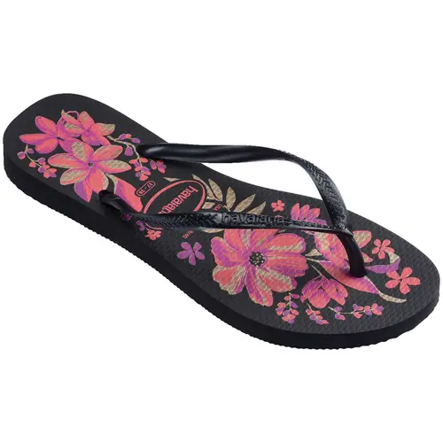 Chinelo Havaianas Slim Organic Floral Feminino