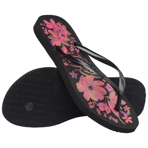Chinelo Havaianas Slim Organic Floral Feminino