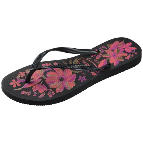Chinelo Havaianas Slim Organic Floral Feminino