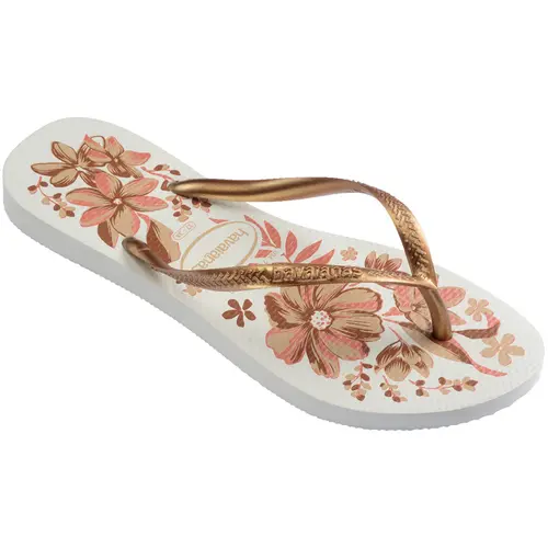 Chinelo Havaianas Slim Organic Floral Feminino