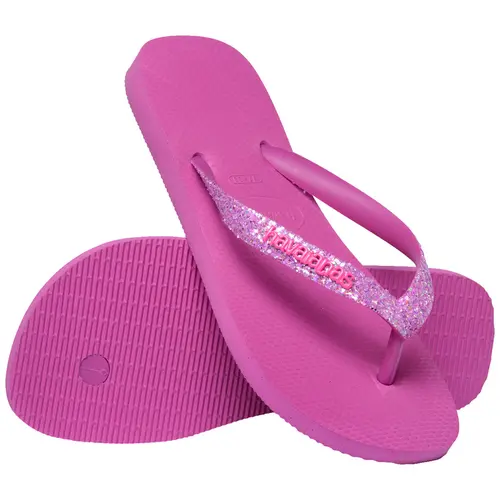 Chinelo Havaianas Top Glitter Neon Feminino