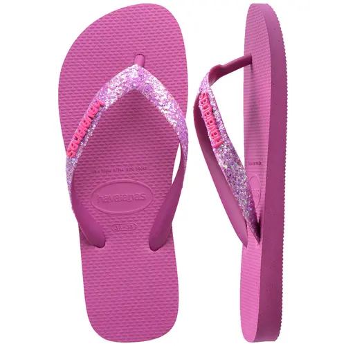 Chinelo Havaianas Top Glitter Neon Feminino