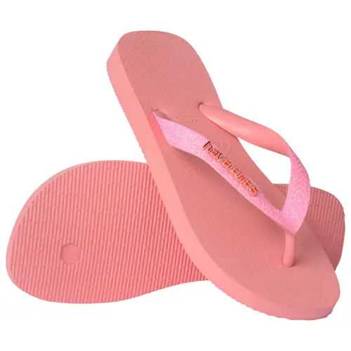 Chinelo Havaianas Top Glitter Neon Feminino
