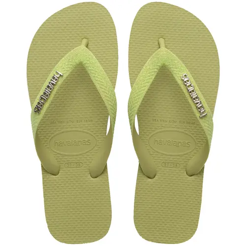 Chinelo Havaianas Top Glitter Neon Feminino