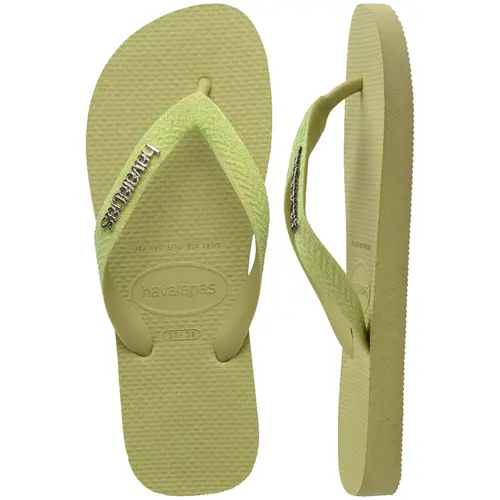 Chinelo Havaianas Top Glitter Neon Feminino