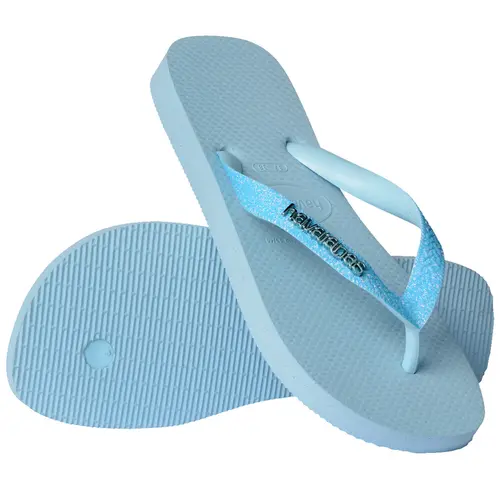 Chinelo Havaianas Top Glitter Neon Feminino