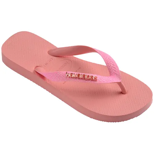 Chinelo Havaianas Top Glitter Neon Feminino