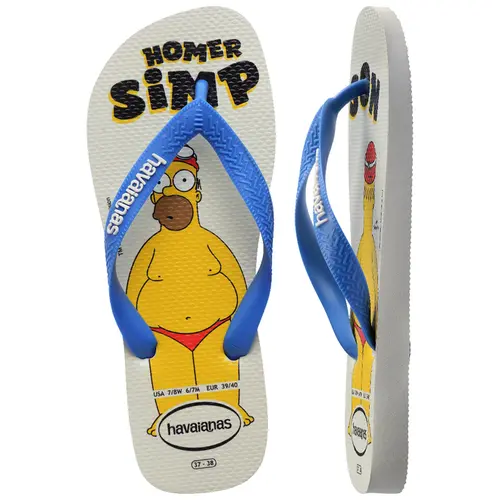 Chinelo Havaianas Simpsons Unissex