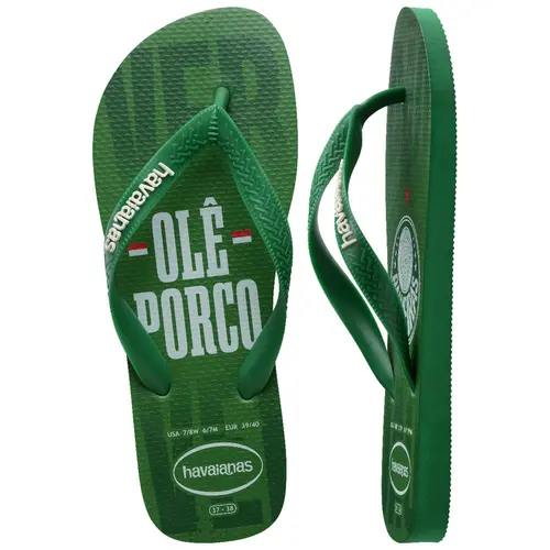 Chinelo Havaianas Top Times Palmeiras Alviverde