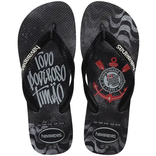 Chinelo Havaianas Top Times Corinthians Todo Poderoso Timao