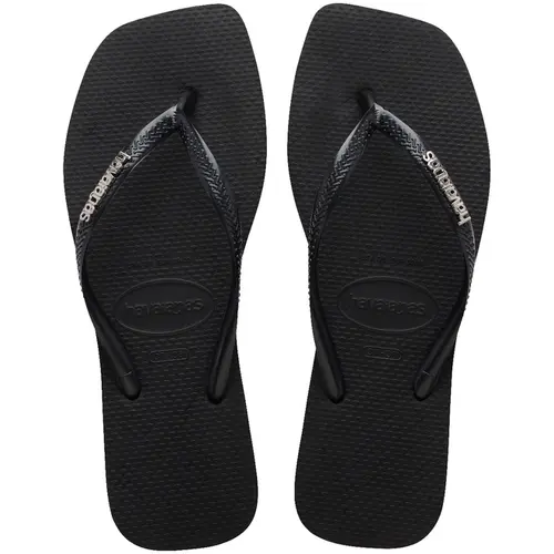 SANDALIA HAVAIANAS SLIM SQUARE LOGO METALLIC