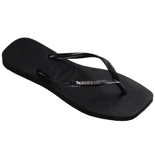 SANDALIA HAVAIANAS SLIM SQUARE LOGO METALLIC