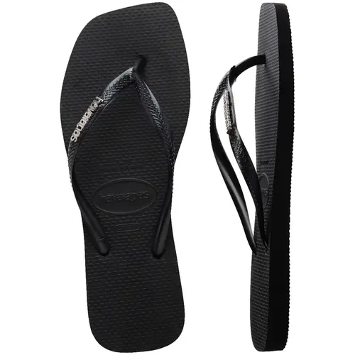 SANDALIA HAVAIANAS SLIM SQUARE LOGO METALLIC