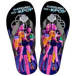 Chinelo Ipanema Infantil Guerreiras Do K-Pop Rumi Original
