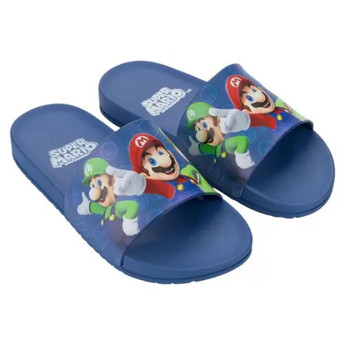 Chinelo Grendene Kids Super Mario Slide Original