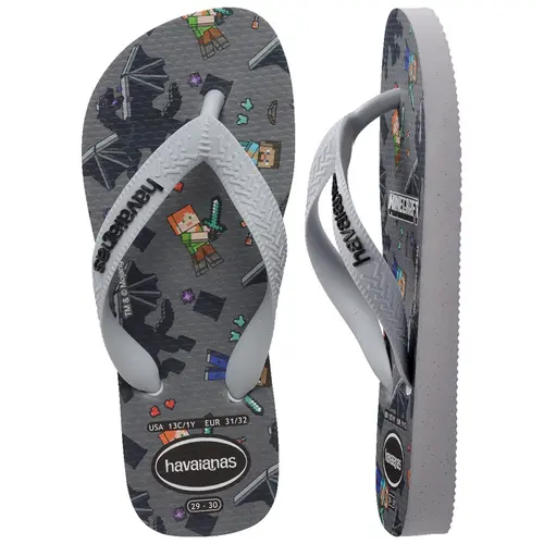 Chinelo Havaianas Kids Minecraft Original