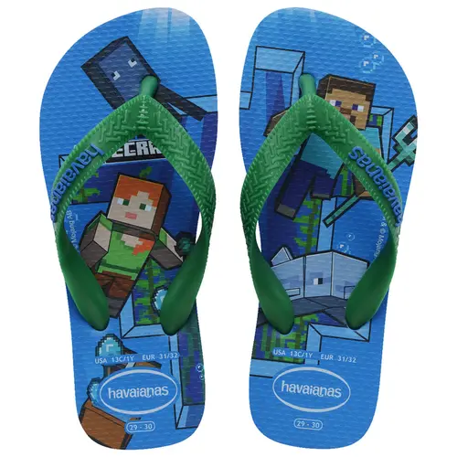 Chinelo Havaianas Kids Minecraft Original
