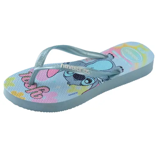 Havaianas Kids Slim Disney Stitch Chinelo Infantil Menina Original