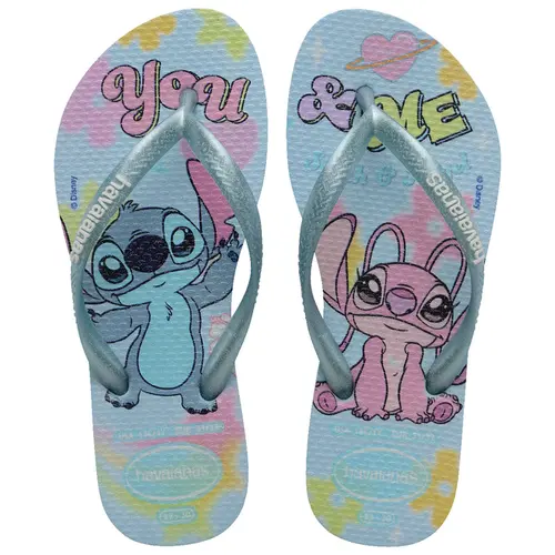 Havaianas Kids Slim Disney Stitch Chinelo Infantil Menina Original