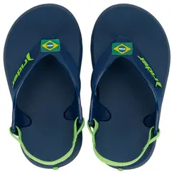 Chinelo Rider R1 Brasil Baby Dedo Bebê com Elástico