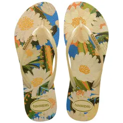 Chinelo Feminino Havaianas Slim Tropical Flores Original