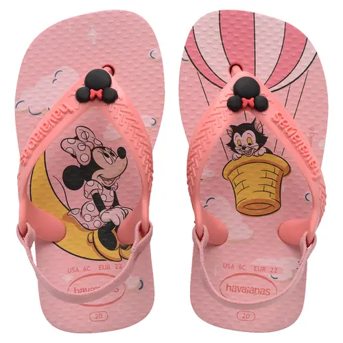 Sandália Havaianas New Baby Disney Classics Bebê Confortável