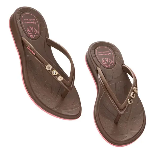 Chinelo Ipanema Shine Pin Adulto Feminino Original Confortável