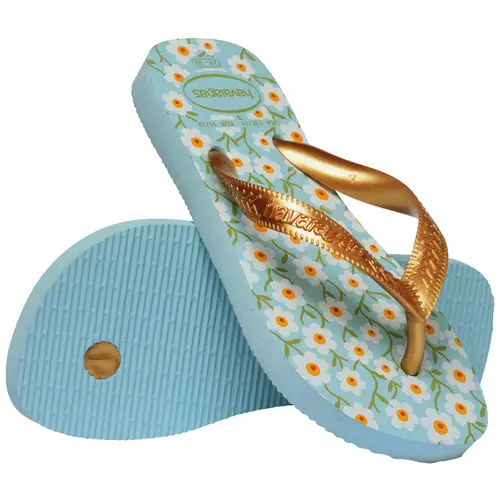 Chinelo Havaianas Kids Flores Infantil Confortável