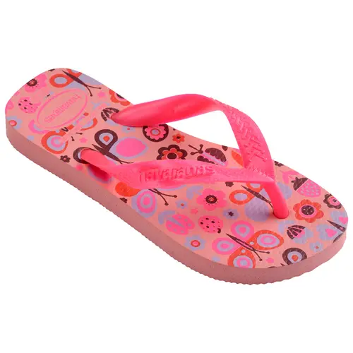 Chinelo Havaianas Kids Flores Infantil Confortável