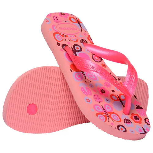 Chinelo Havaianas Kids Flores Infantil Confortável