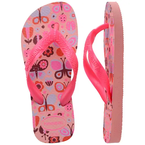 Chinelo Havaianas Kids Flores Infantil Confortável