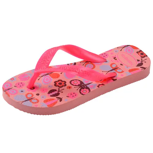 Chinelo Havaianas Kids Flores Infantil Confortável
